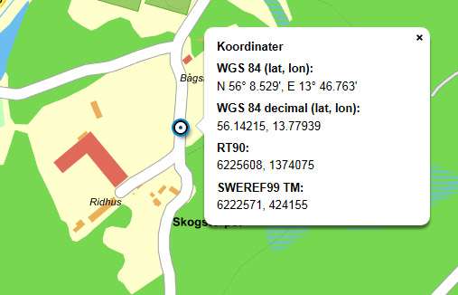 GPS-koordinater Hässleholms